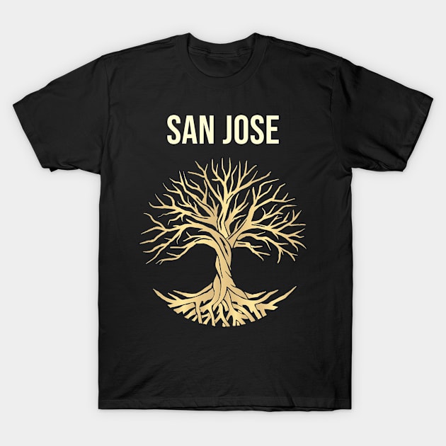 Tree Of Life City San Jose T-Shirt by flaskoverhand